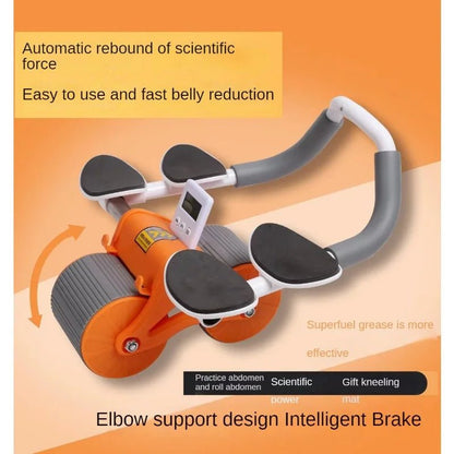 Auto Rebound Abs Wheel With Elbow Support - emirate deals